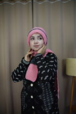 Soft Pink Knit Beanie – Cozy & Chic   সফট গোলাপি নিট টুপি – আরাম ও স্টাইলের ছোঁয়া - Image 5