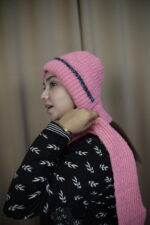 Soft Pink Knit Beanie – Cozy & Chic   সফট গোলাপি নিট টুপি – আরাম ও স্টাইলের ছোঁয়া - Image 4