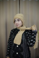 Beige Knit Beanie – Elegant Texture & Warmth   বেইজ নিট টুপি – আভিজাত্যপূর্ণ টেক্সচার ও উষ্ণতা - Image 6
